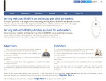 Tablet Screenshot of ads.servingweb.com